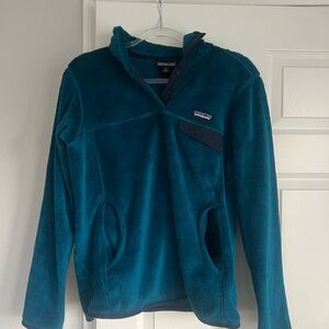 Patagonia Teal Fleece Pullover